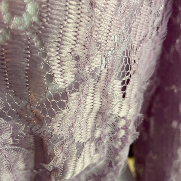 FOR LOVE & LEMONS Tatiana Blouse in Purple Size Small - Picture 11 of 11